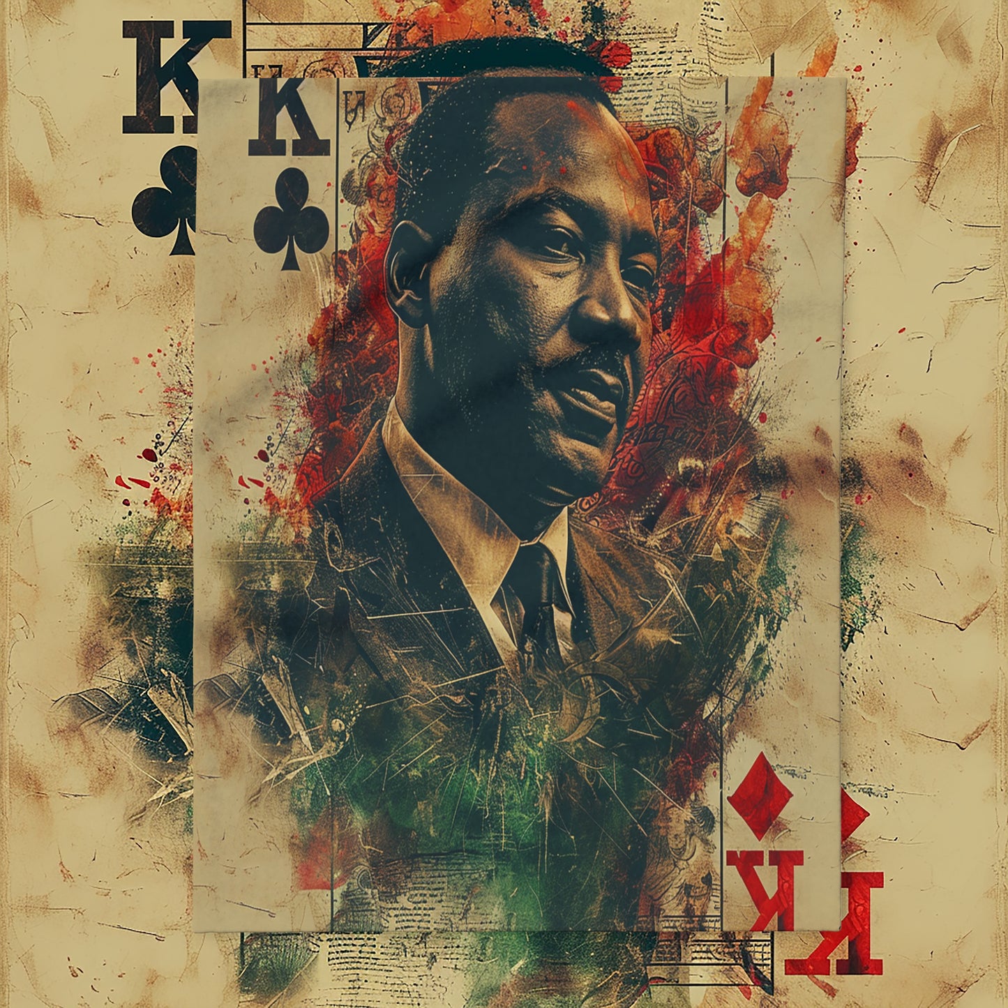 Martin Luther King Arctic Fleece Blanket