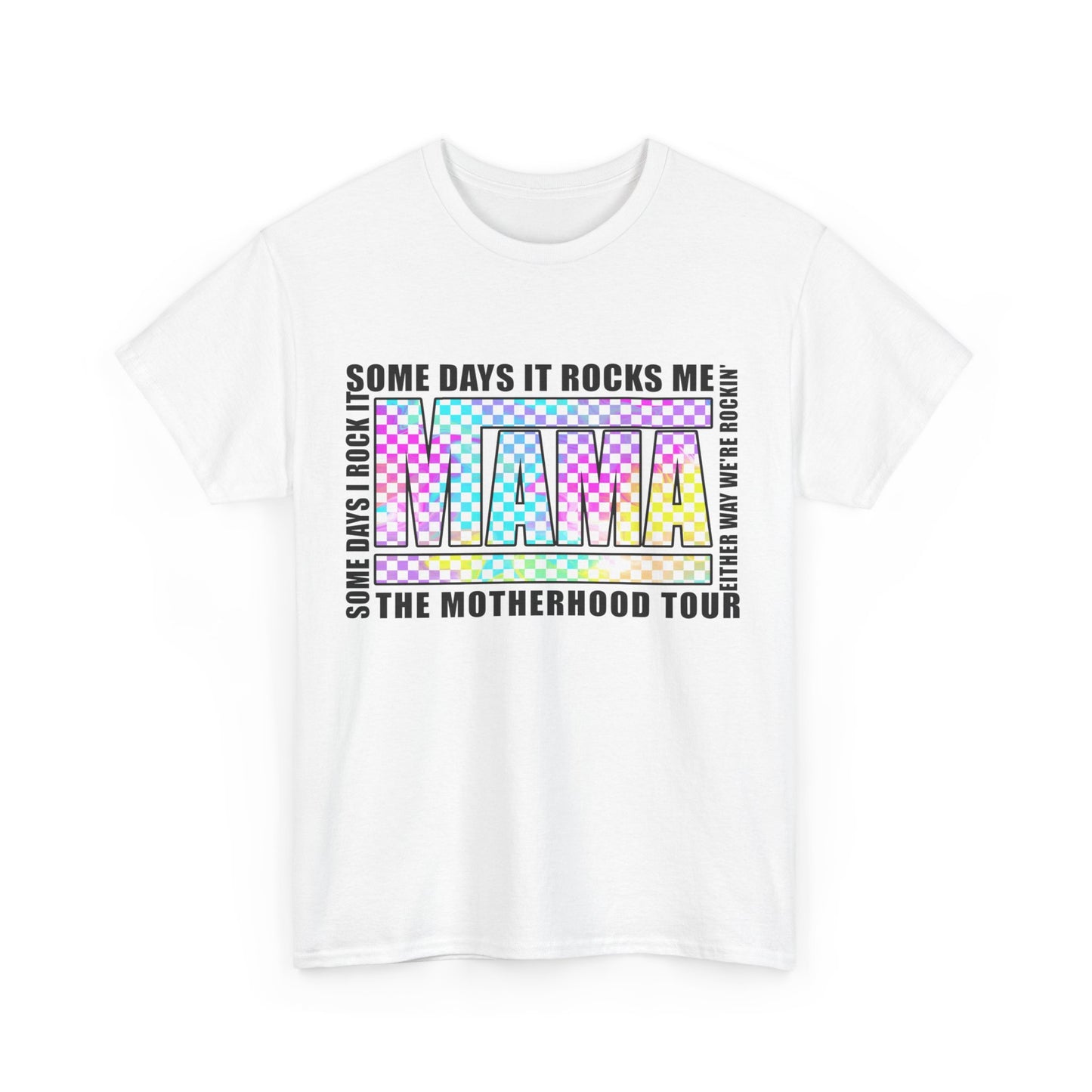 Motherhood some days I rock it,Sassy Quote Tee, Funny Statement,Edgy Fashion Statement Quirky Outfit
