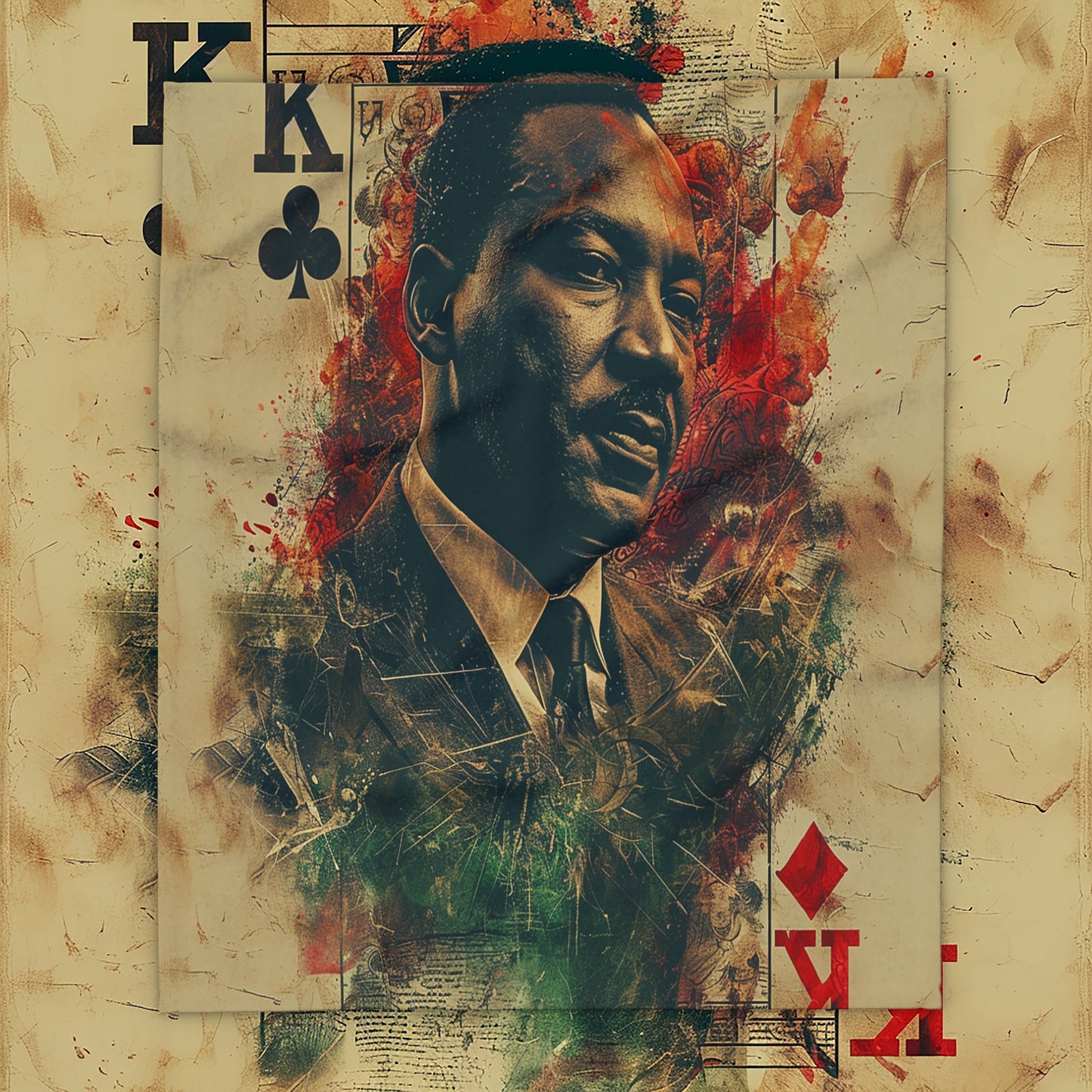 Martin Luther King Arctic Fleece Blanket