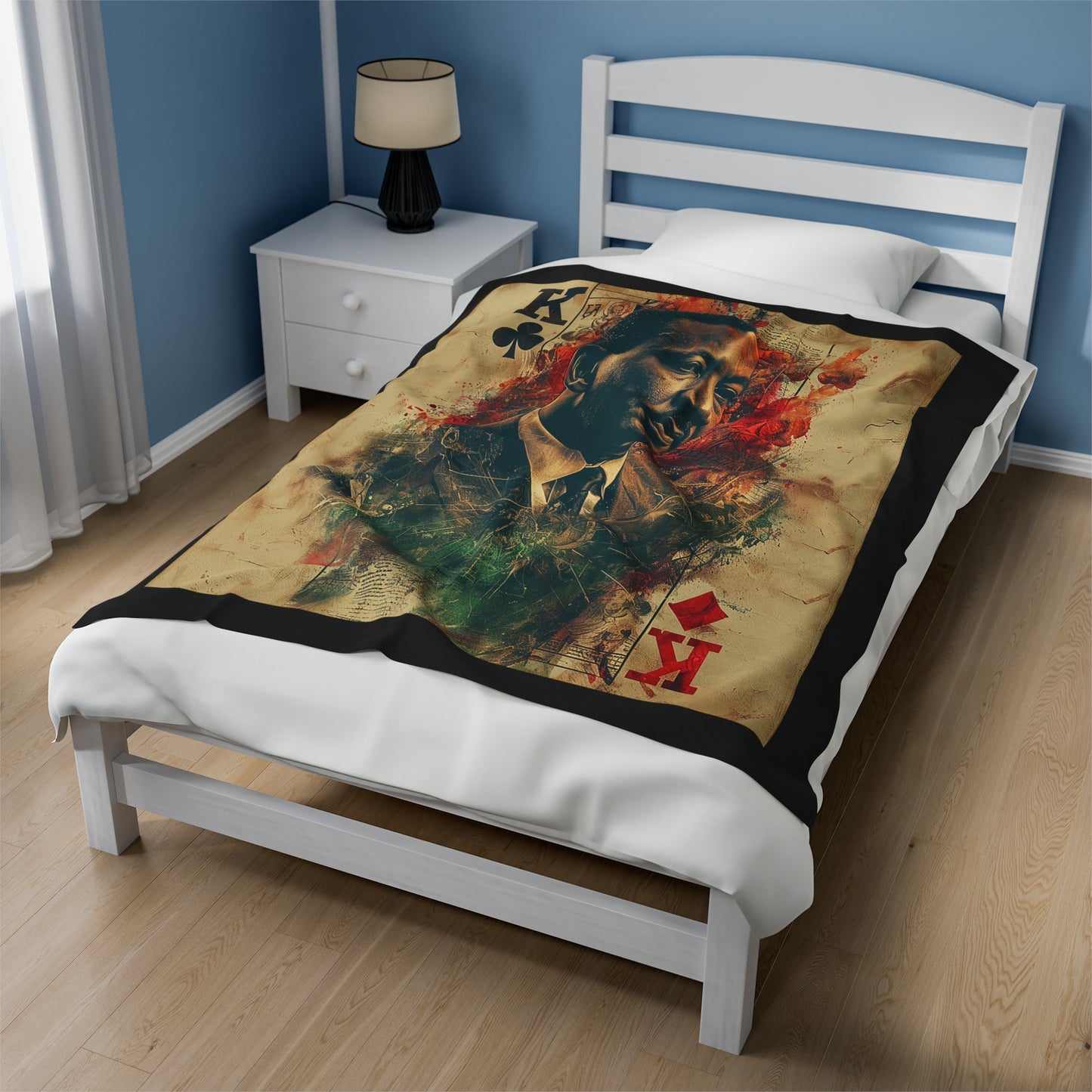 Martin Luther King Velveteen Plush Blanket