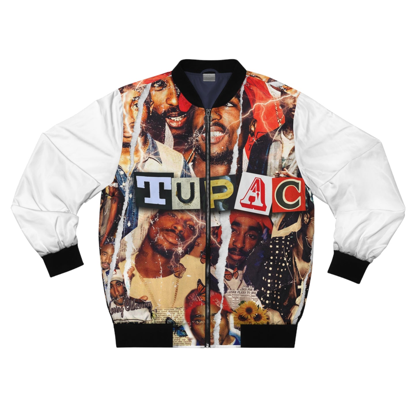 Tupac collage Bomber Jacket