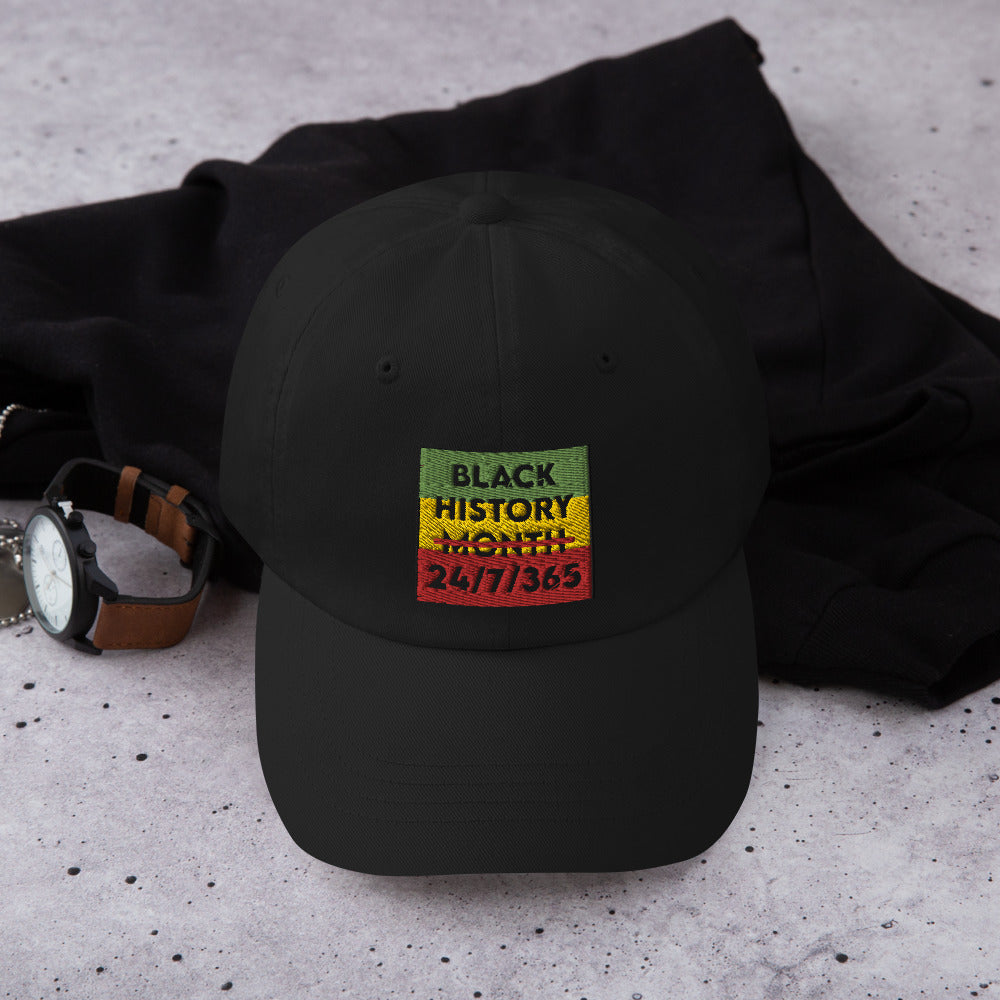 Black History Dad hat Black
