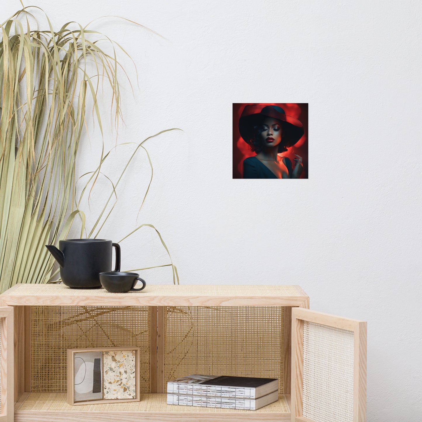 Red Noire Poster 10″×10″