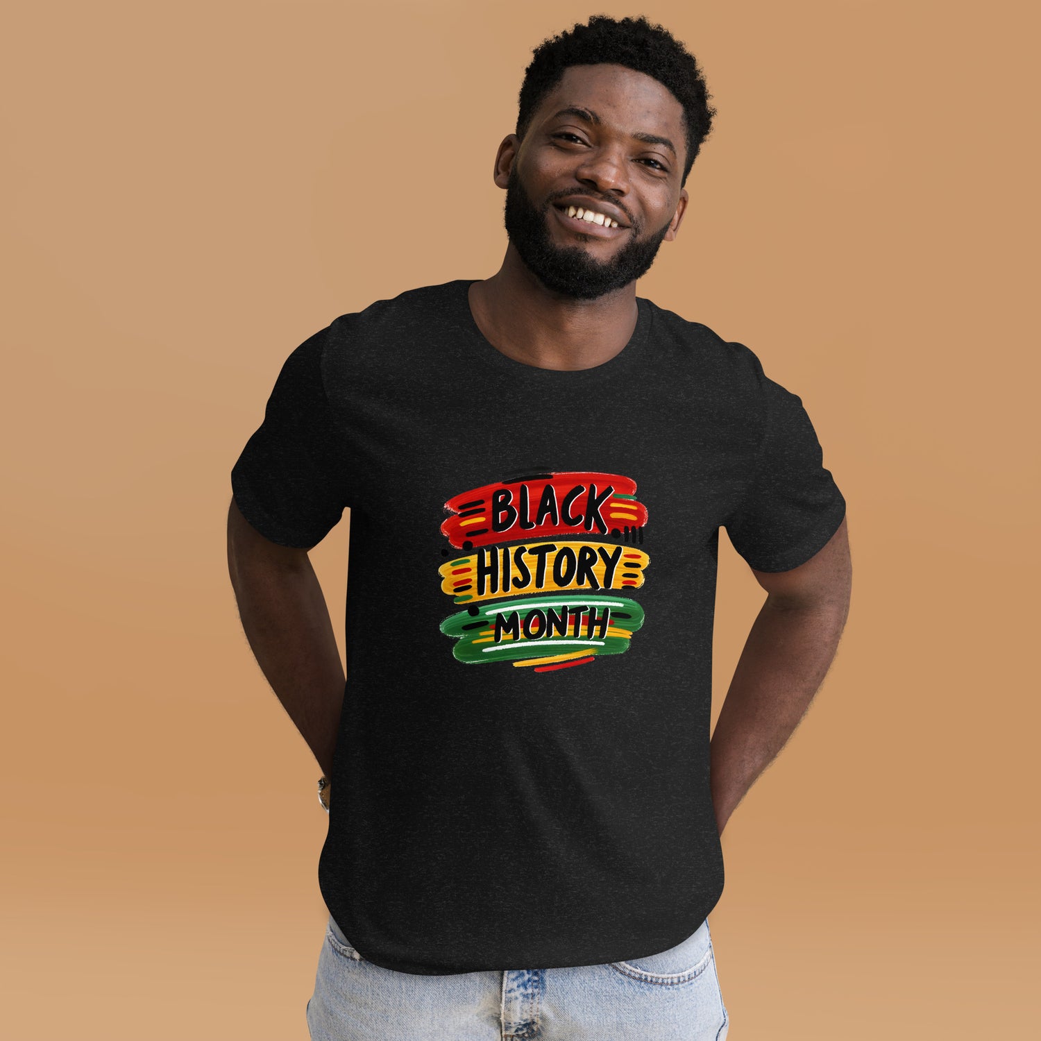 Black History Unisex t-shirt Black Heather