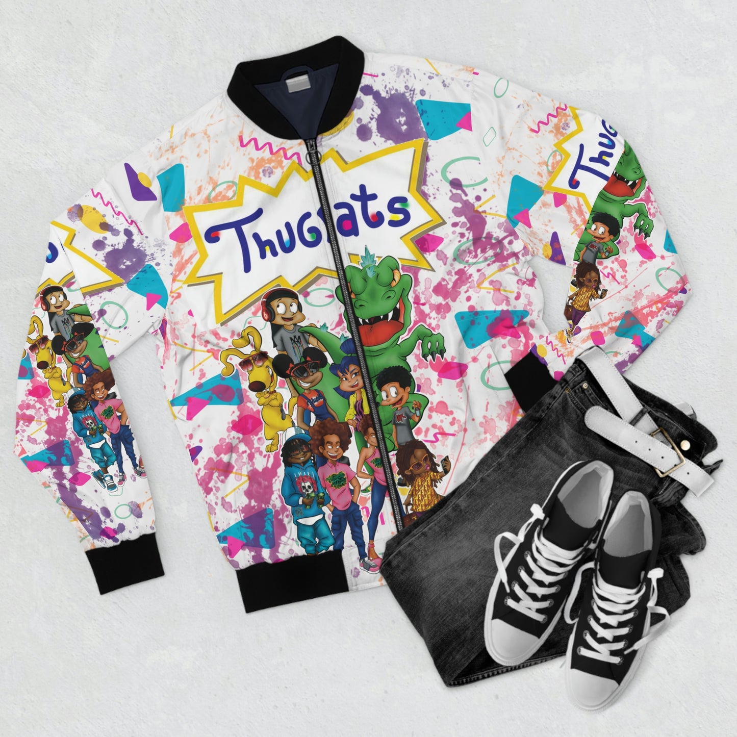 90's cartoon themed Bomber Jacket Thugrats