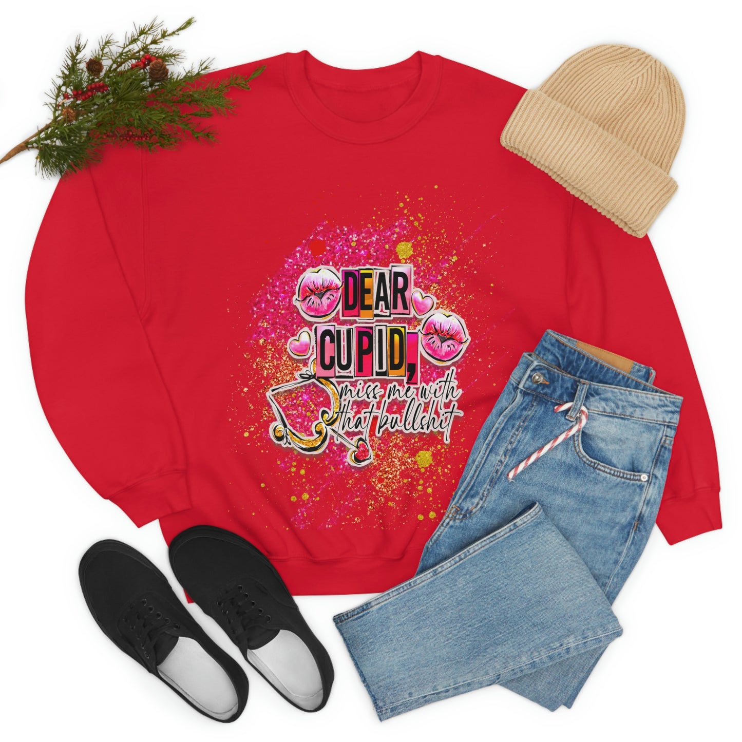 Dear cupid miss me with the BS Sweatshirt