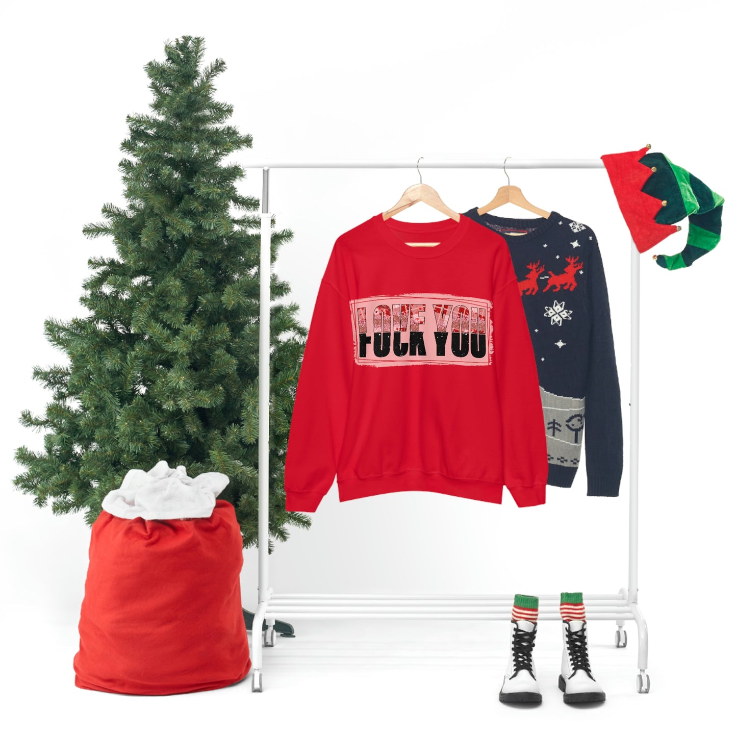 Fuck Love Anti Valentine Sweatshirt