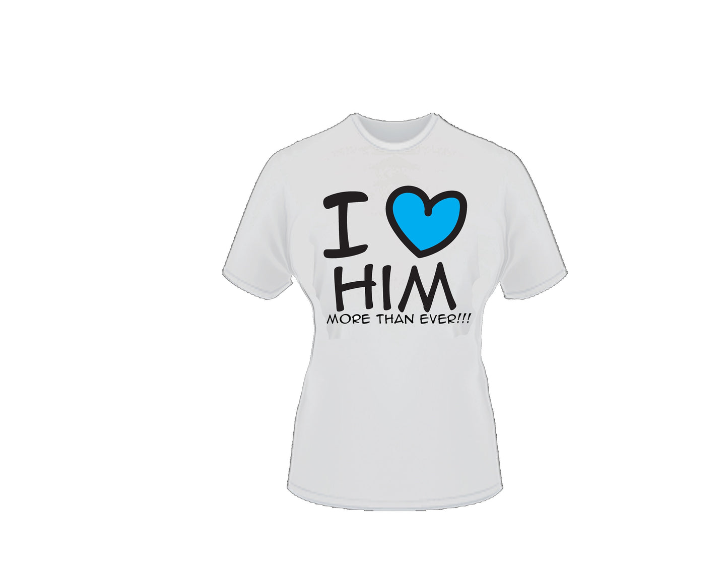 i love him;her matching couples valentines shirt