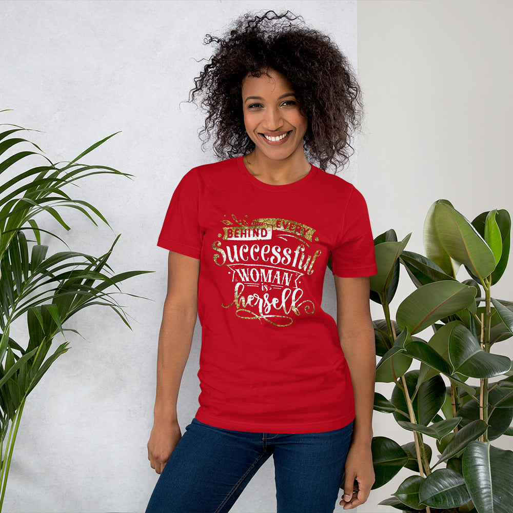 Successful woman Red