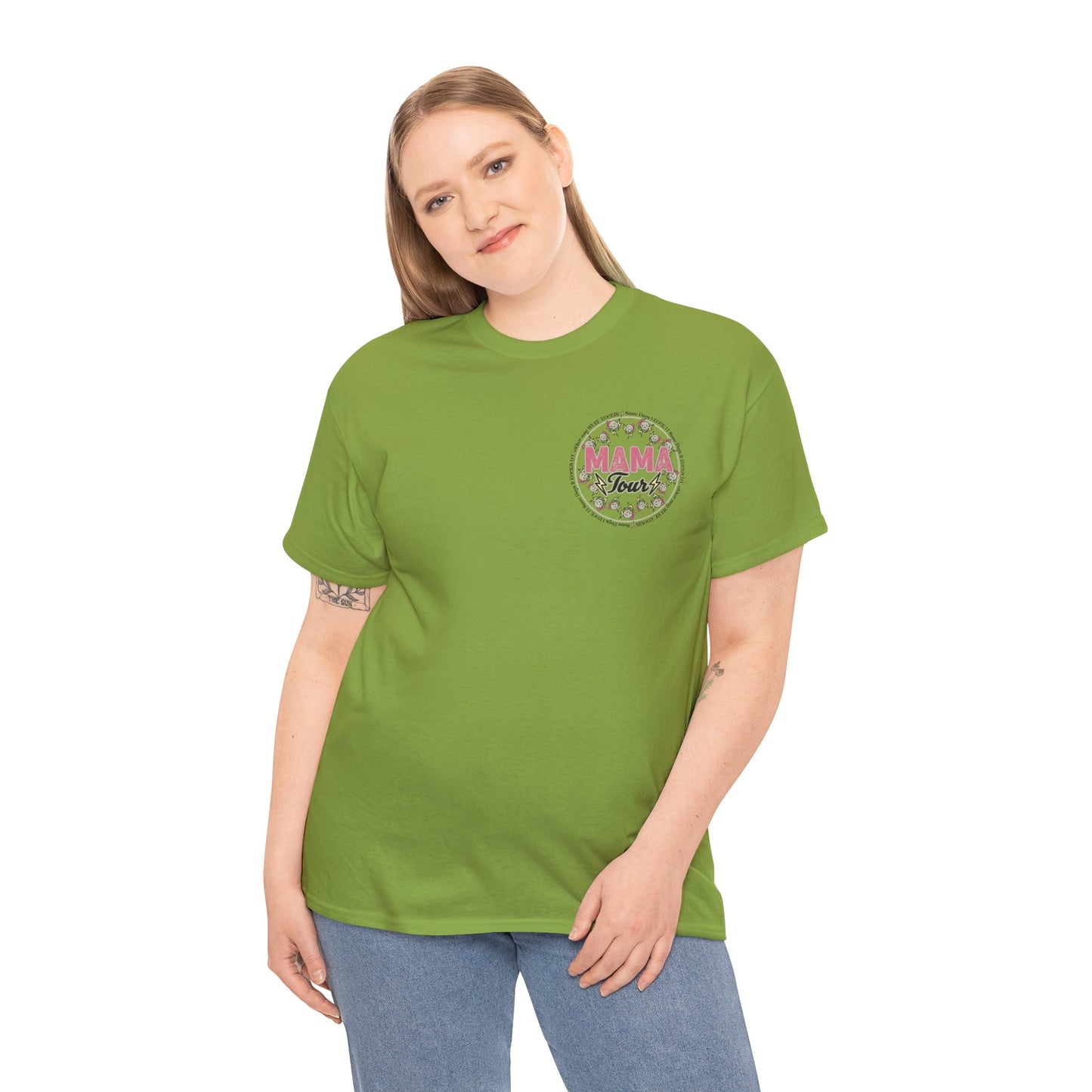 Mama Rock Tour Unisex Heavy Cotton Tee Kiwi