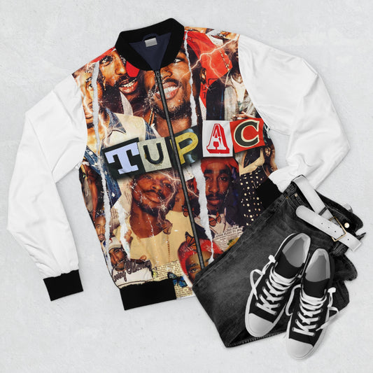 Tupac collage Bomber Jacket