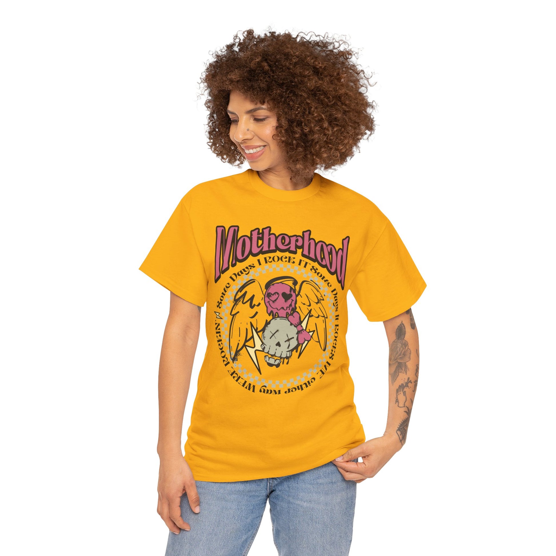 Motherhood Rock Unisex Heavy Cotton Tee