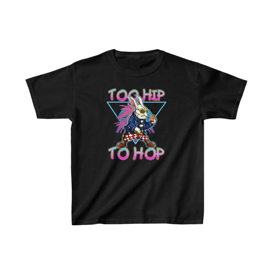 Too hip Too hop Shirt for Kids Heavy Cotton™ Tee Black