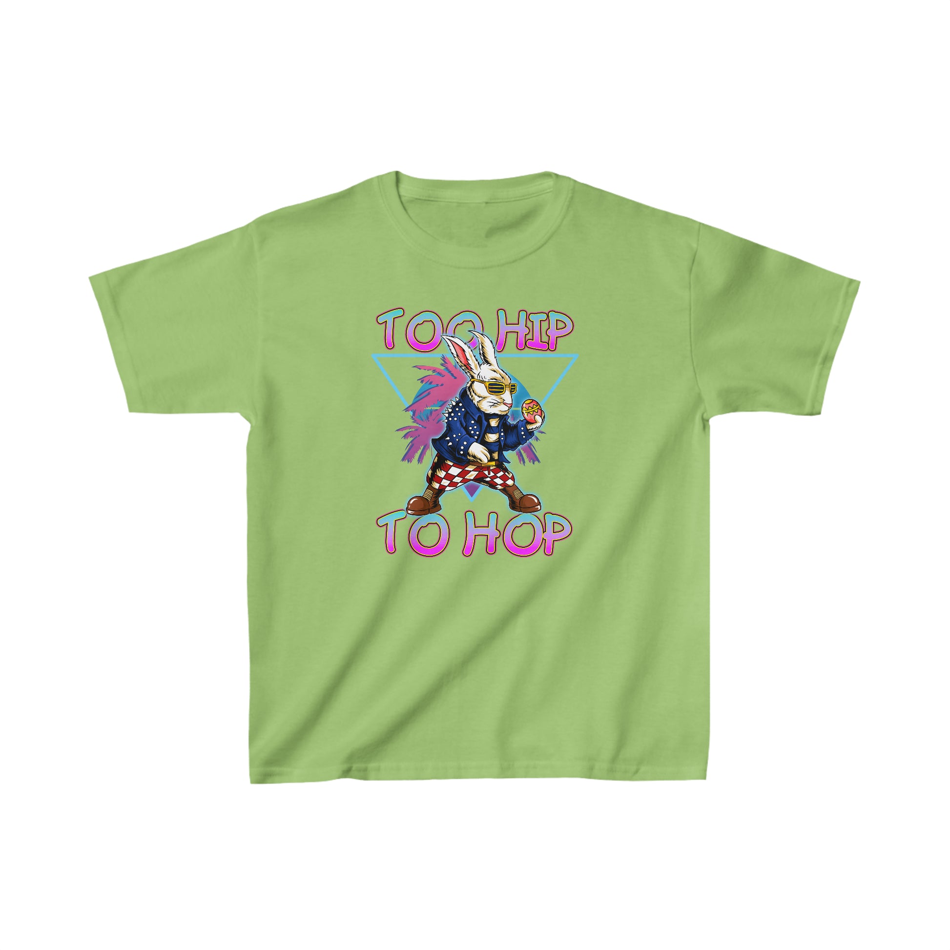 Too hip Too hop Shirt for Kids Heavy Cotton™ Tee Lime