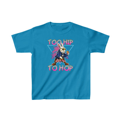 Too hip Too hop Shirt for Kids Heavy Cotton™ Tee Sapphire
