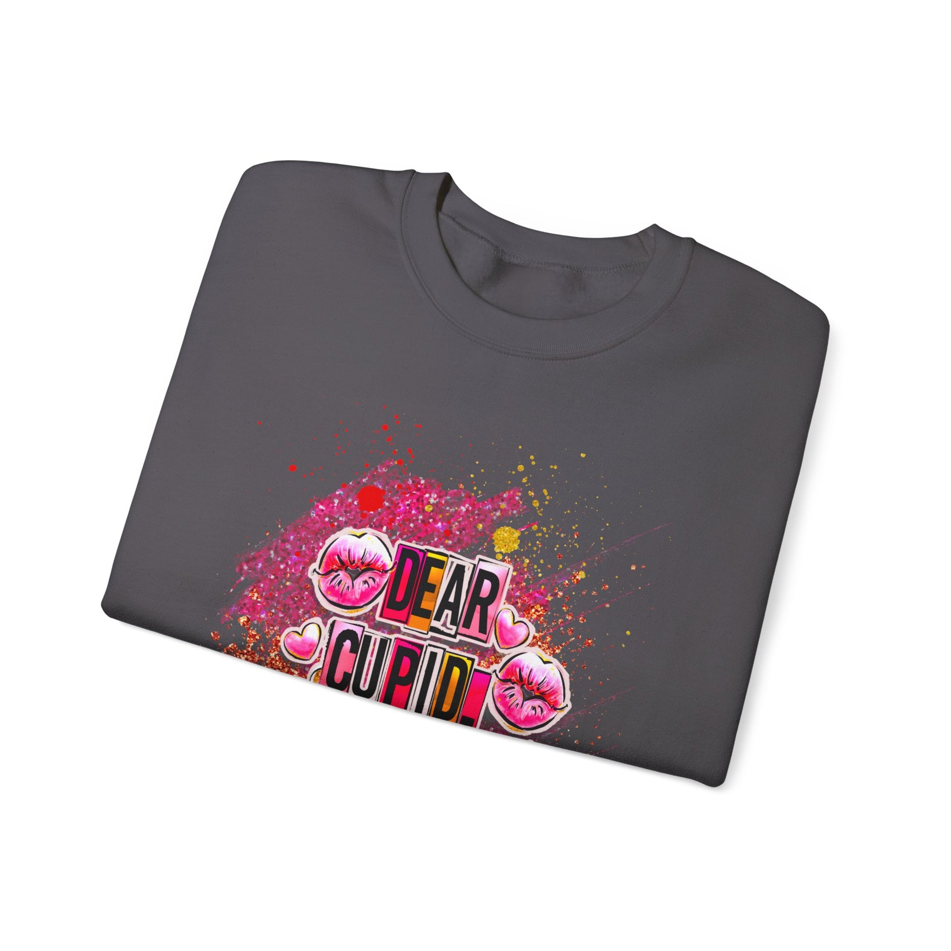 Dear Cupid miss me with the BS anti valentine Crewneck Sweatshirt