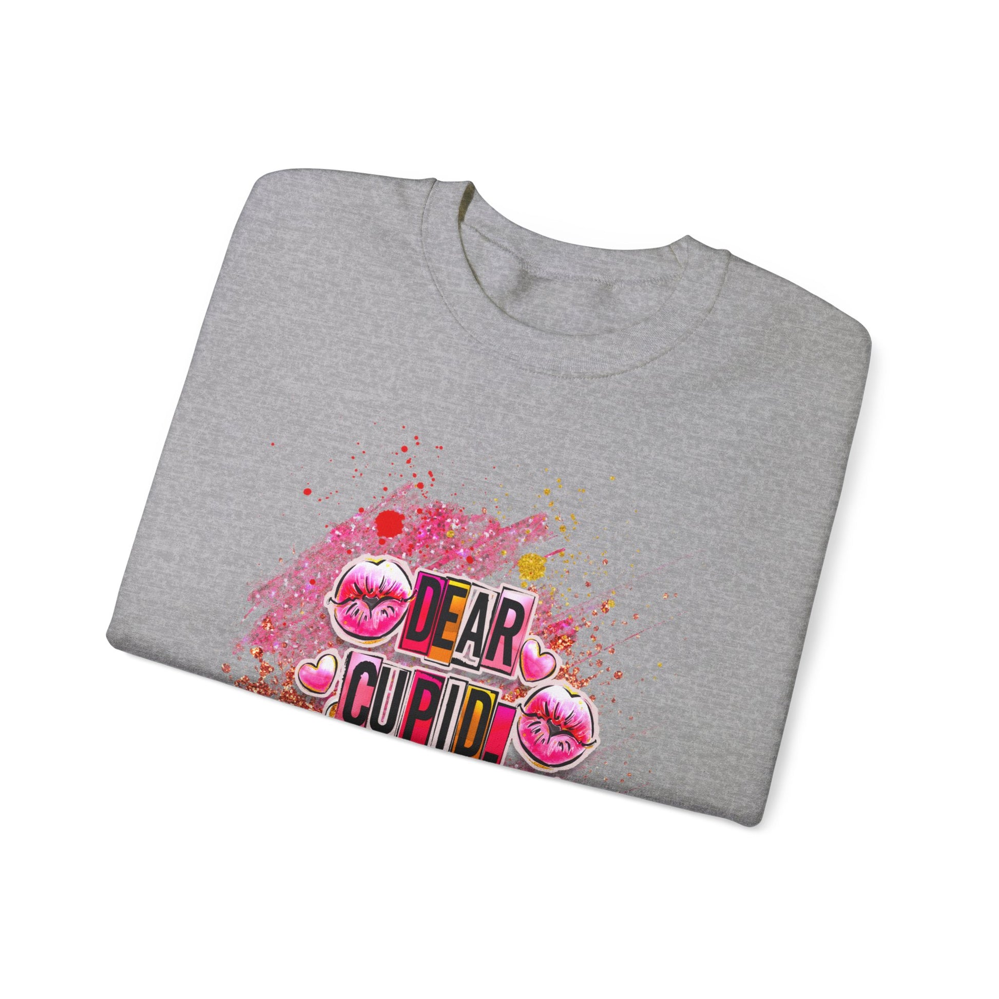 Dear Cupid miss me with the BS anti valentine Crewneck Sweatshirt