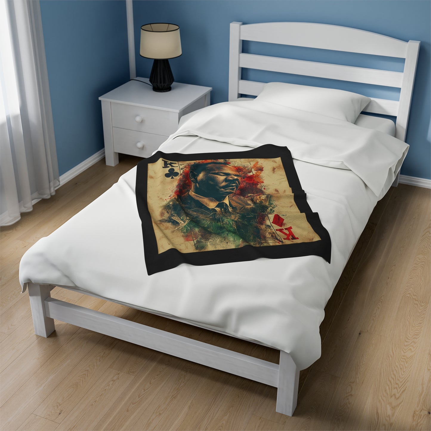 Martin Luther King Velveteen Plush Blanket