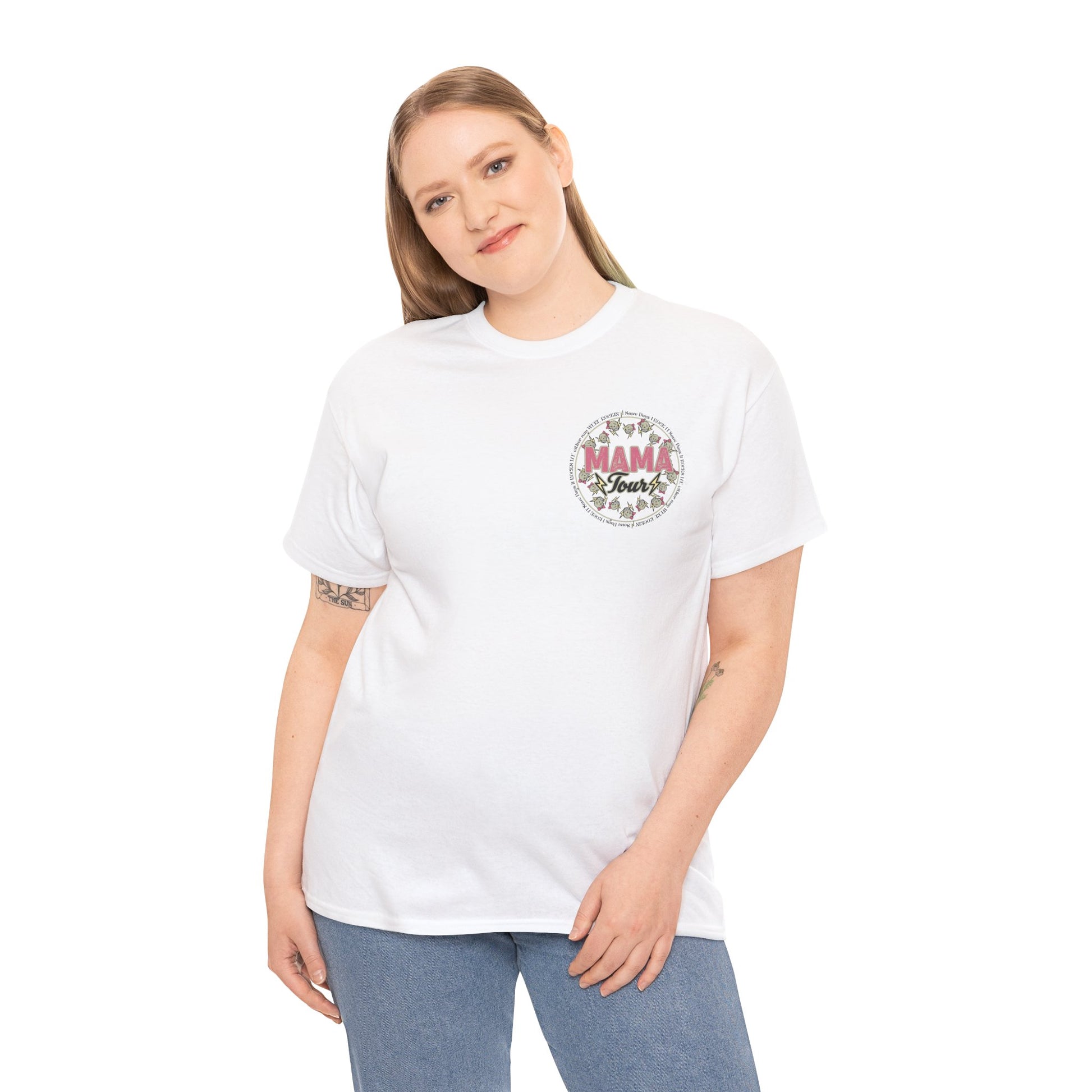 Mama Rock Tour Unisex Heavy Cotton Tee White