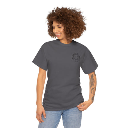 Mama is off Duty go ask Dad Unisex Heavy Cotton Tee Charcoal