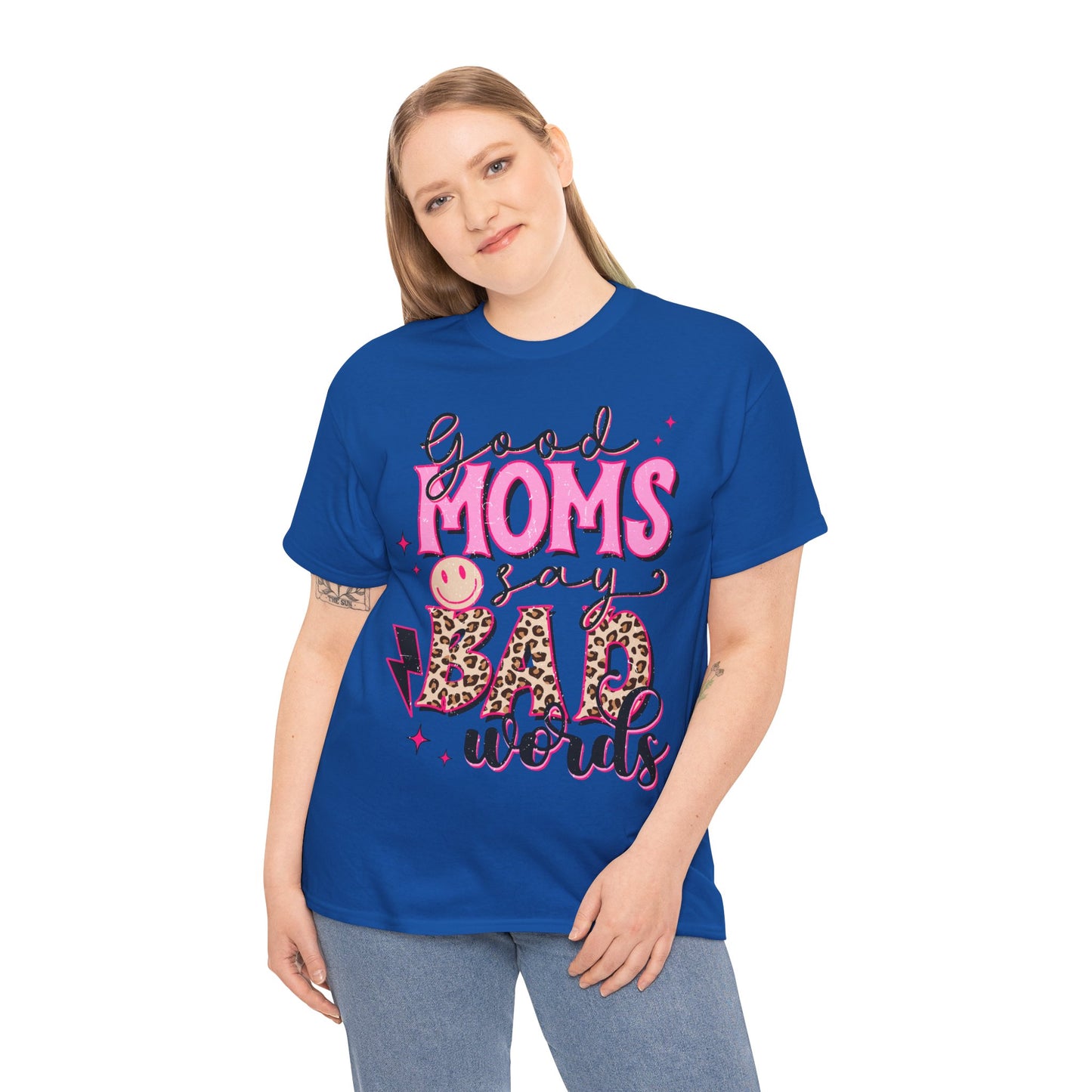 Good Moms say Bad words Unisex Heavy Cotton Tee