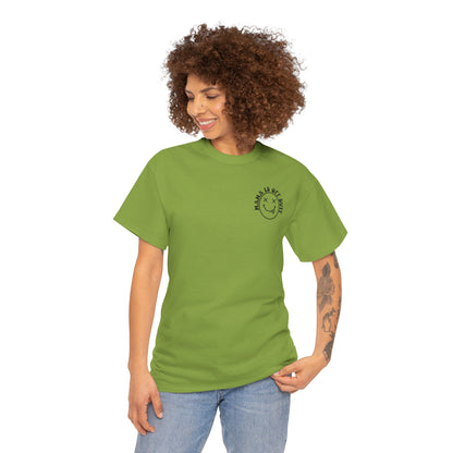 Mama is off Duty go ask Dad Unisex Heavy Cotton Tee Kiwi