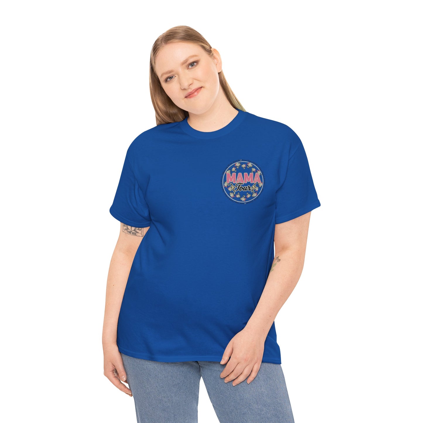 Mama Rock Tour Unisex Heavy Cotton Tee Royal