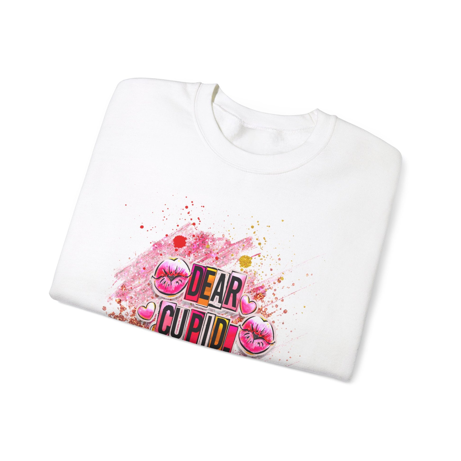 Dear Cupid miss me with the BS anti valentine Crewneck Sweatshirt