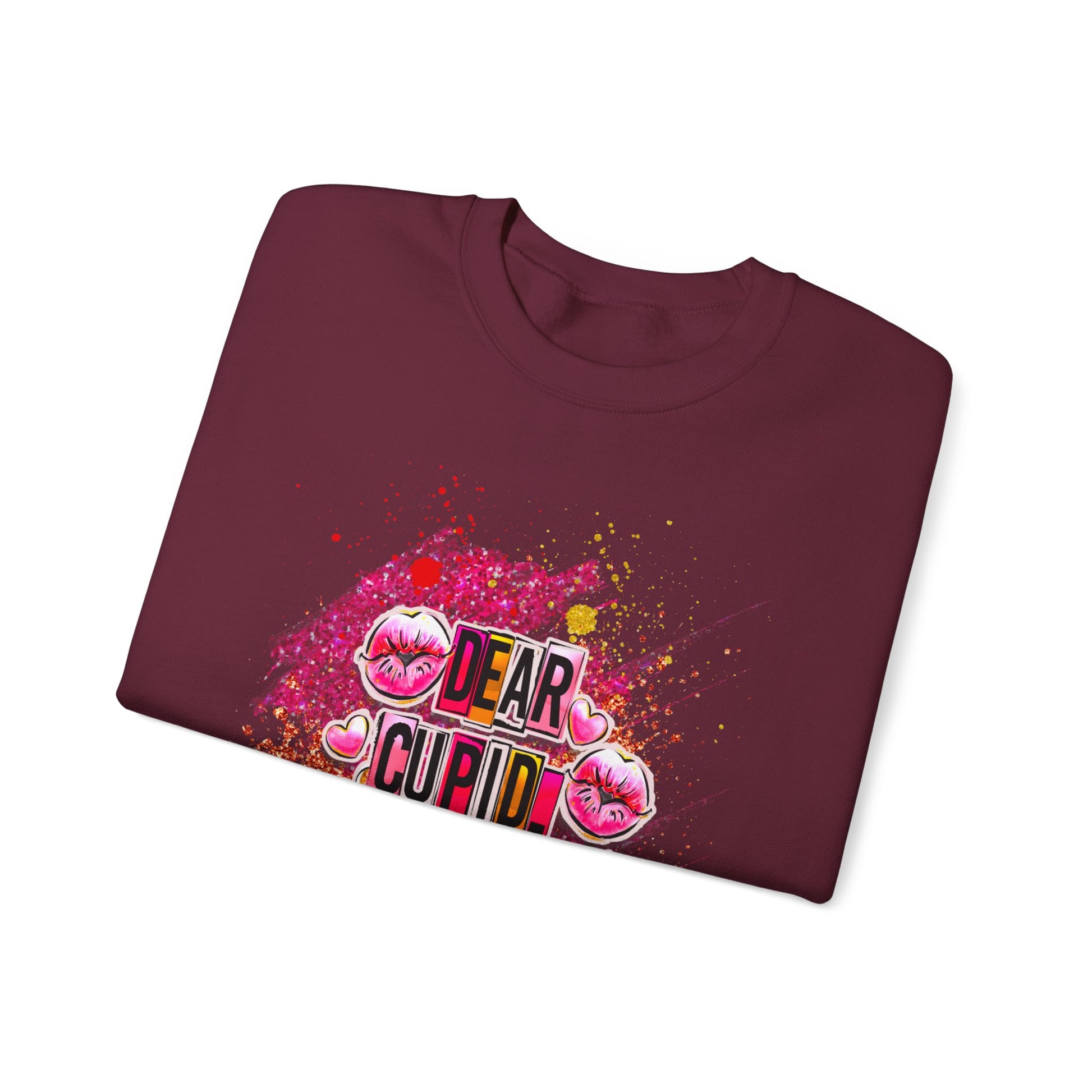 Dear Cupid miss me with the BS anti valentine Crewneck Sweatshirt