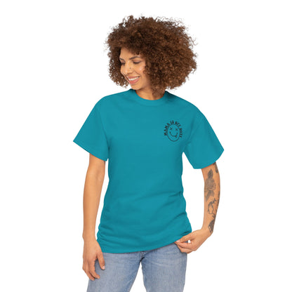 Mama is off Duty go ask Dad Unisex Heavy Cotton Tee Tropical Blue
