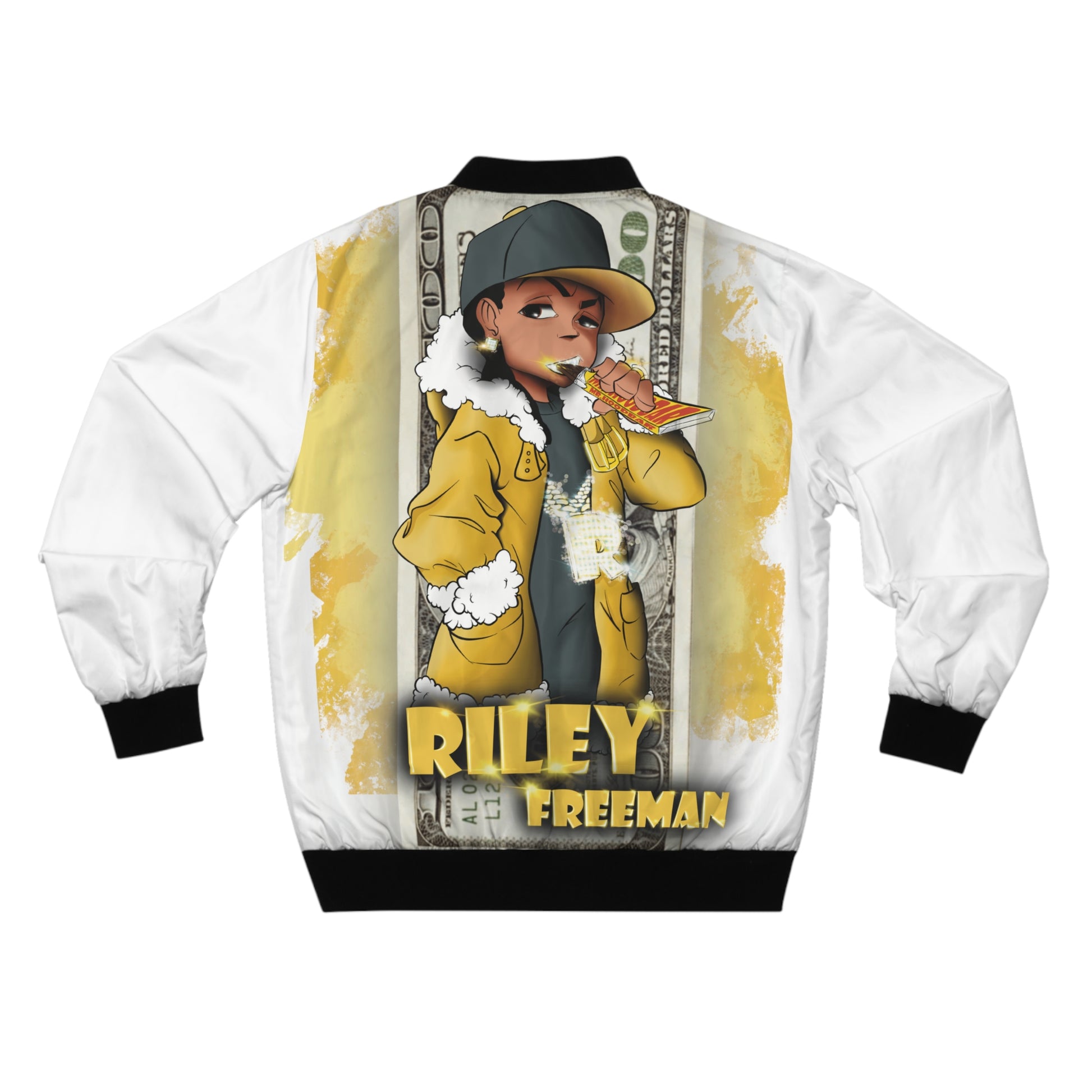 Big Money Riley AOP Bomber Jacket