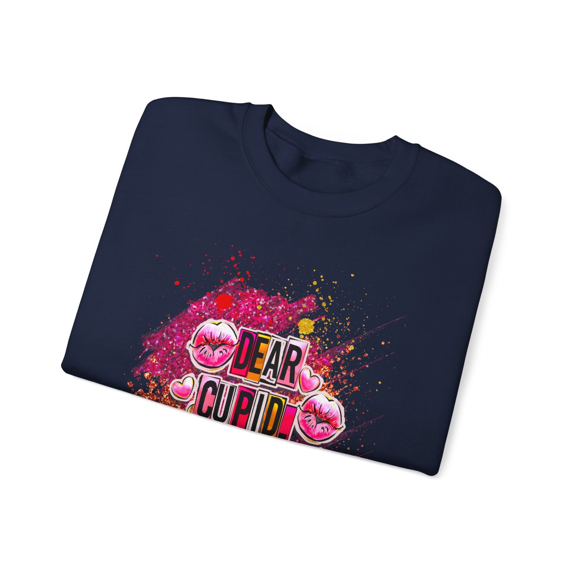 Dear Cupid miss me with the BS anti valentine Crewneck Sweatshirt