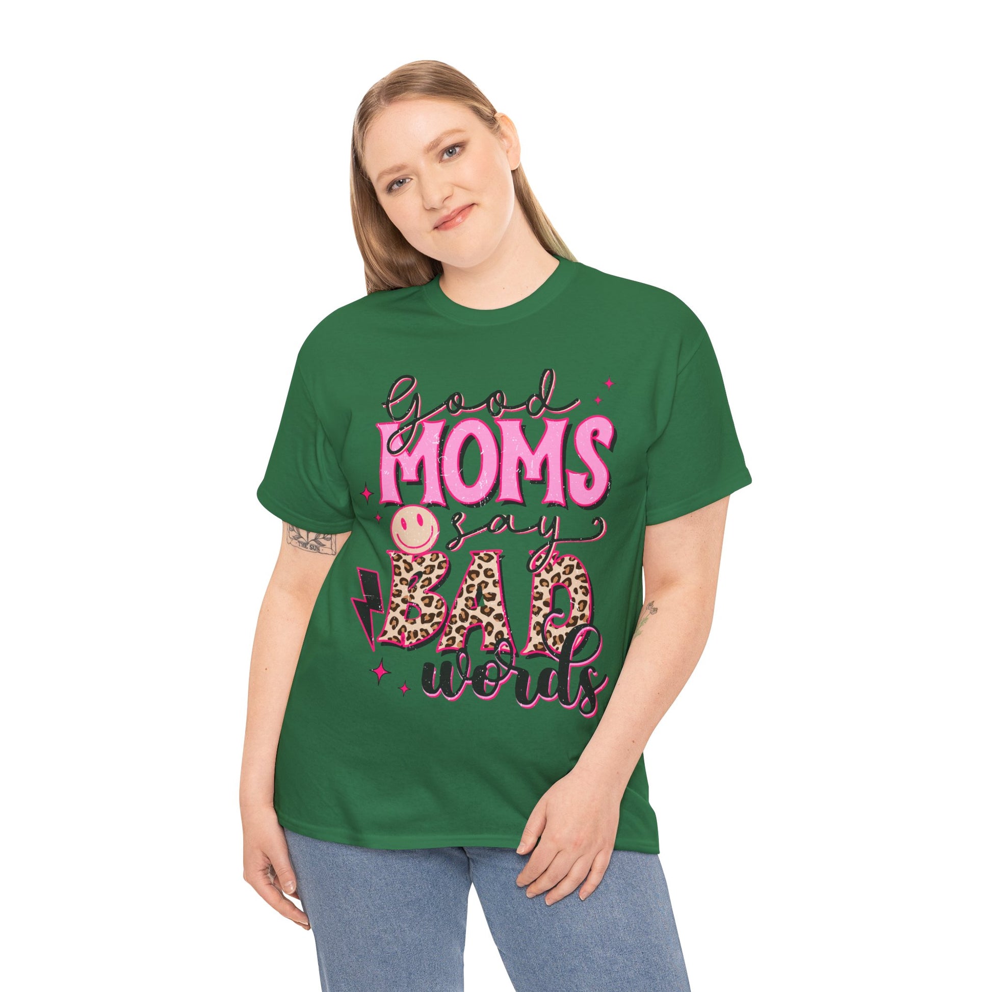 Good Moms say Bad words Unisex Heavy Cotton Tee