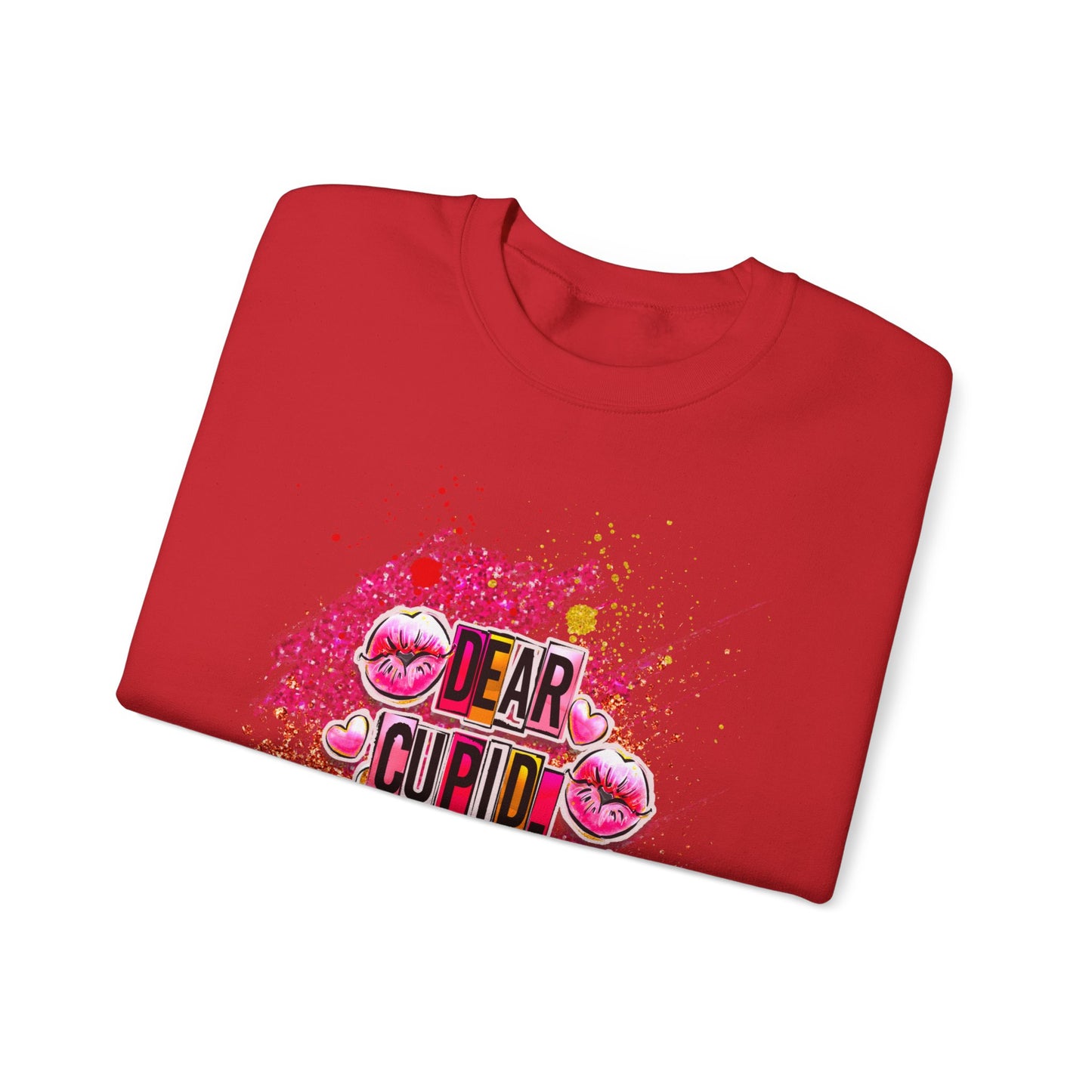 Dear Cupid miss me with the BS anti valentine Crewneck Sweatshirt