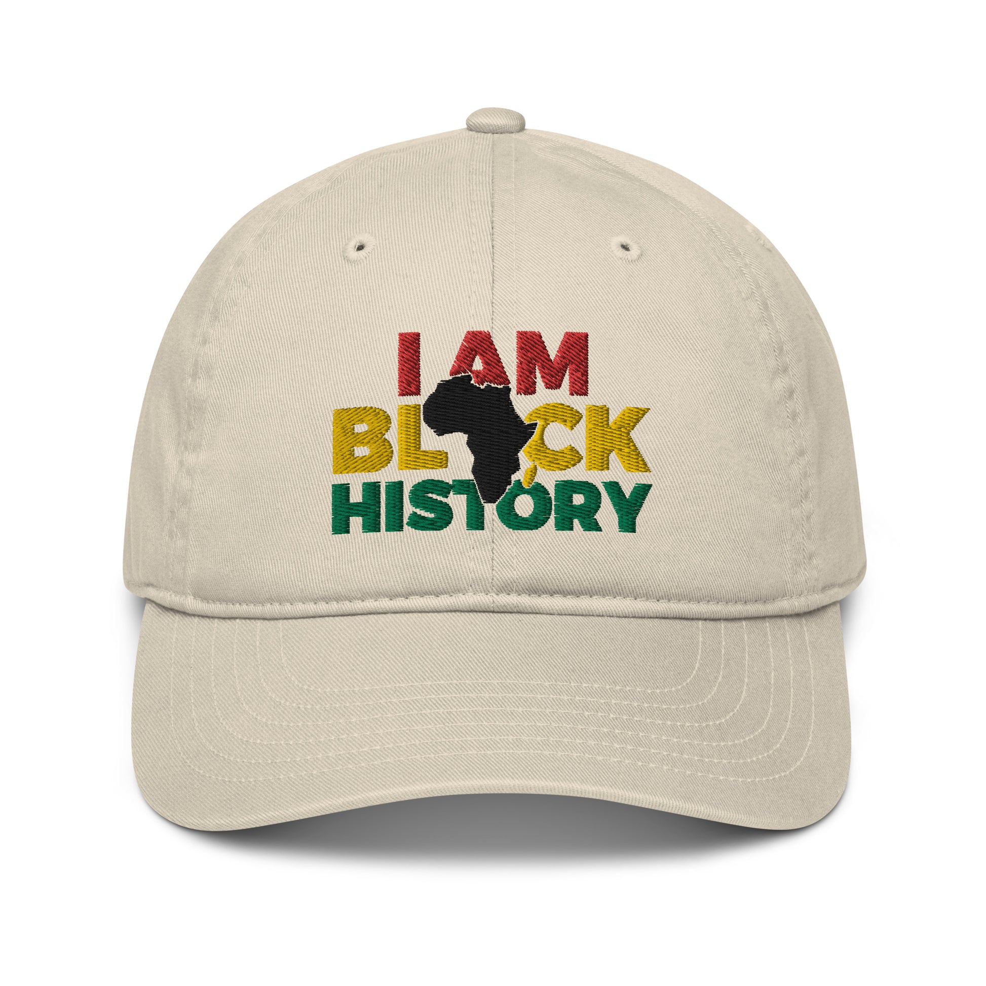 Black History Organic dad hat Oyster