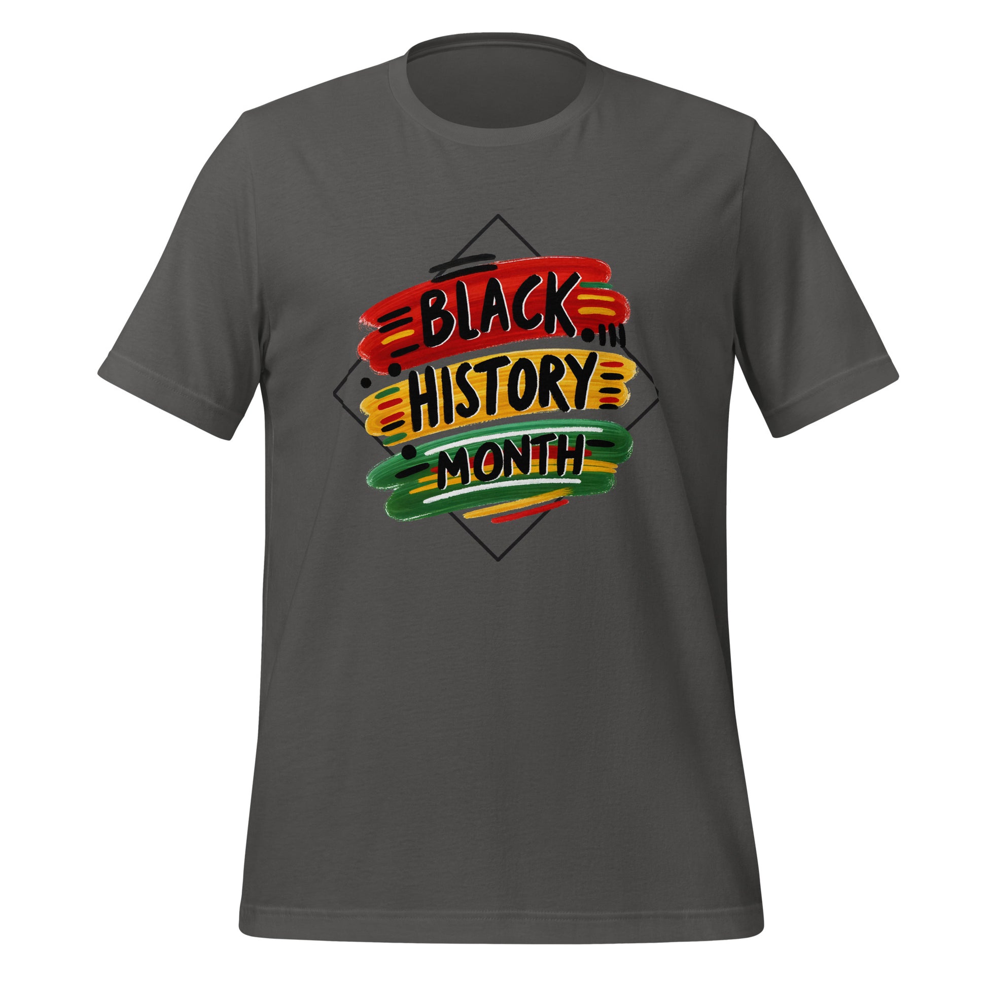 Black History Unisex t-shirt Asphalt