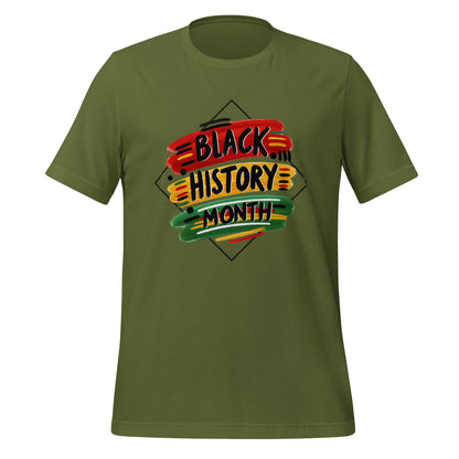 Black History Unisex t-shirt Olive