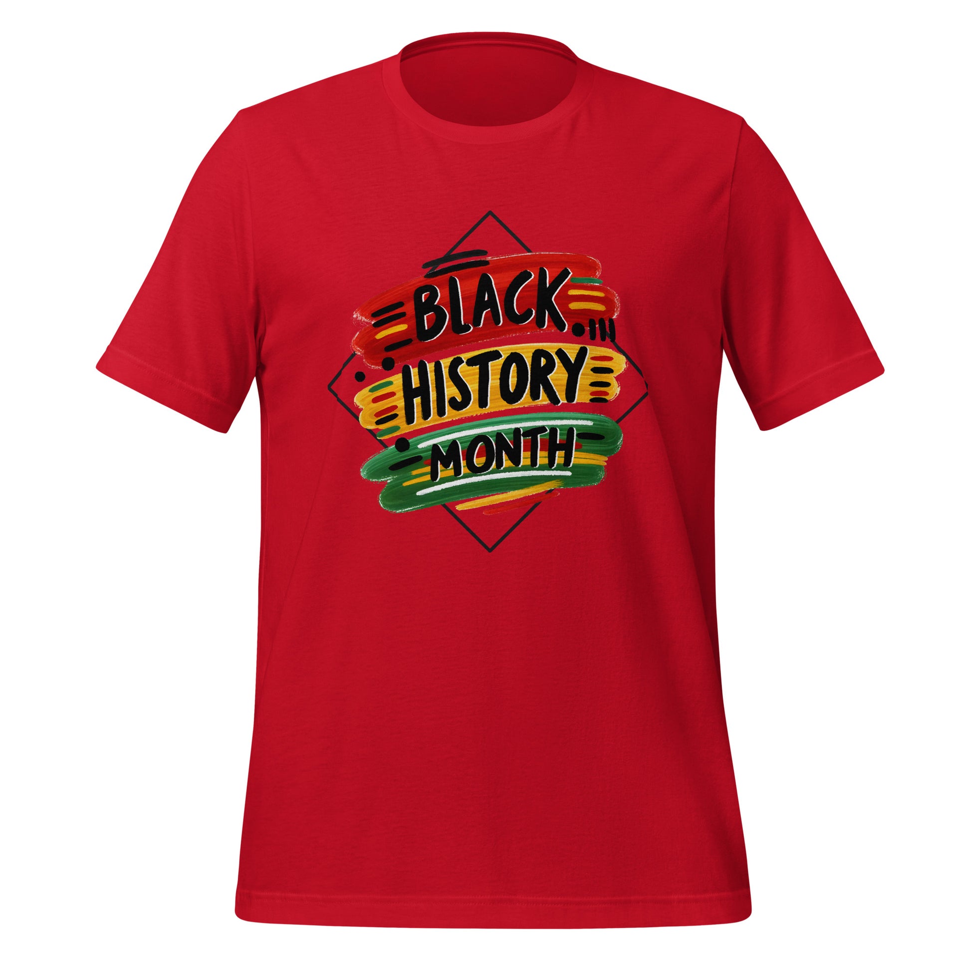 Black History Unisex t-shirt Red