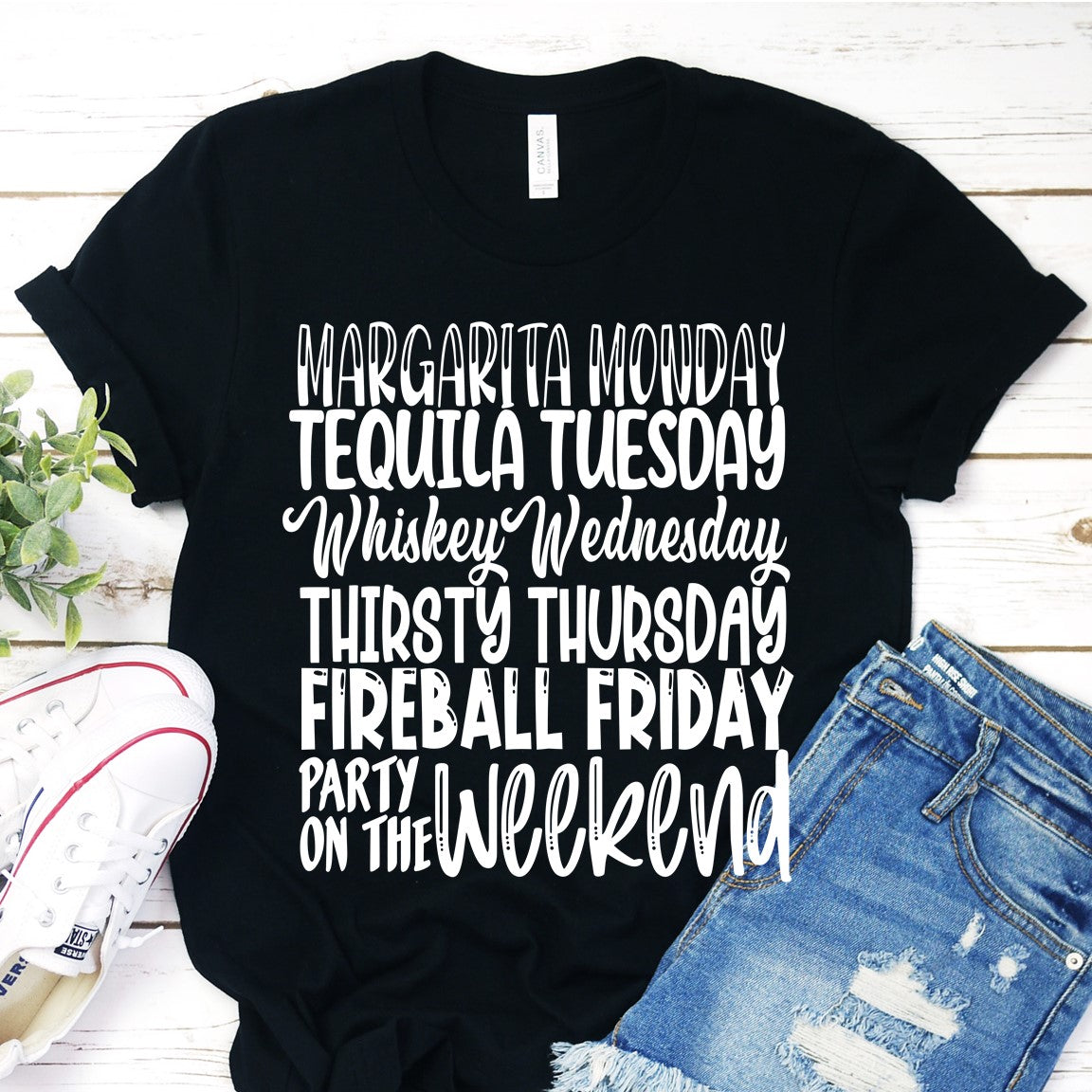 Drinking Days of the Week Tee