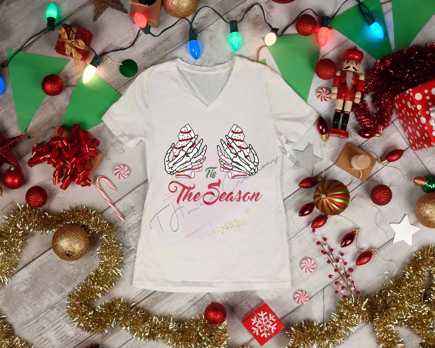 Little Debbie (hands on trees)Tis the season Christmas Shirt